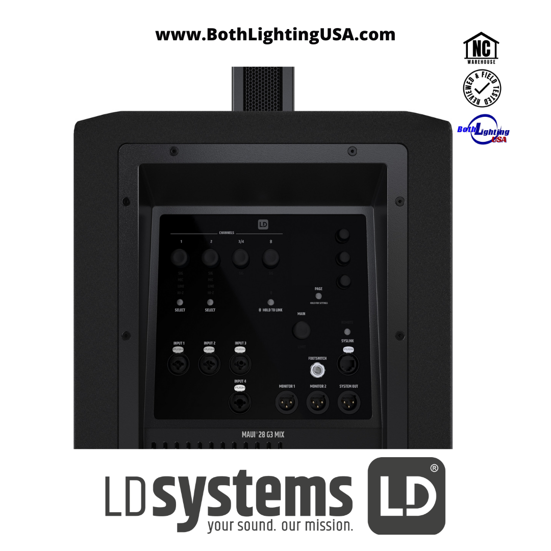 MAUI® 28 G3 MIX - Portable cardioid powered column PA system 1000 W