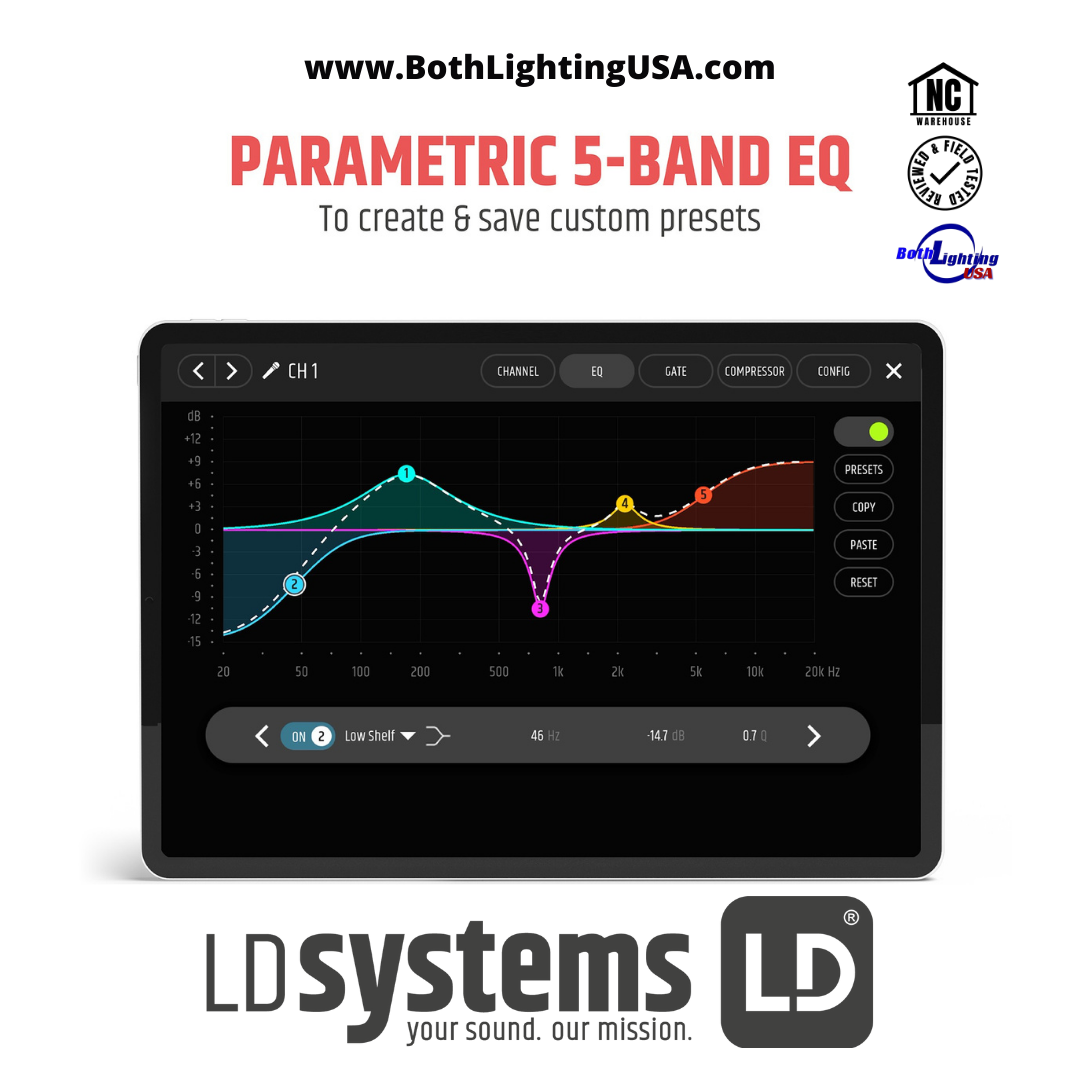MAUI® 28 G3 MIX - Portable cardioid powered column PA system 1000 W