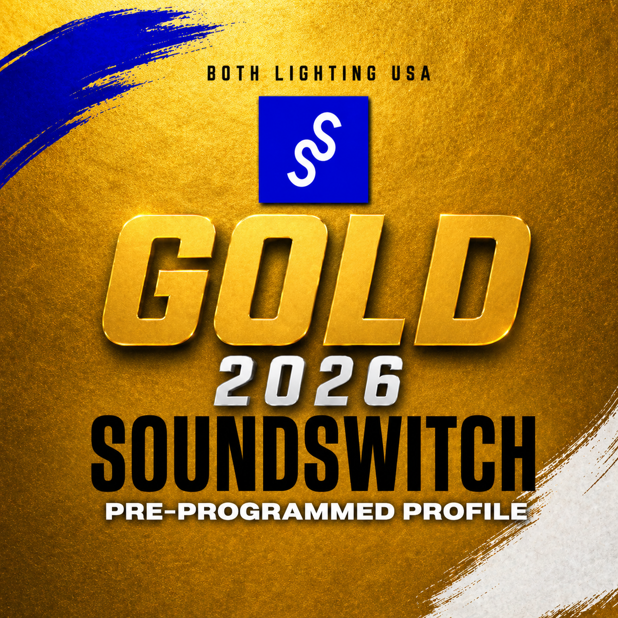 SoundSwitch Pre Programmed DMX Project (Gold 2026)