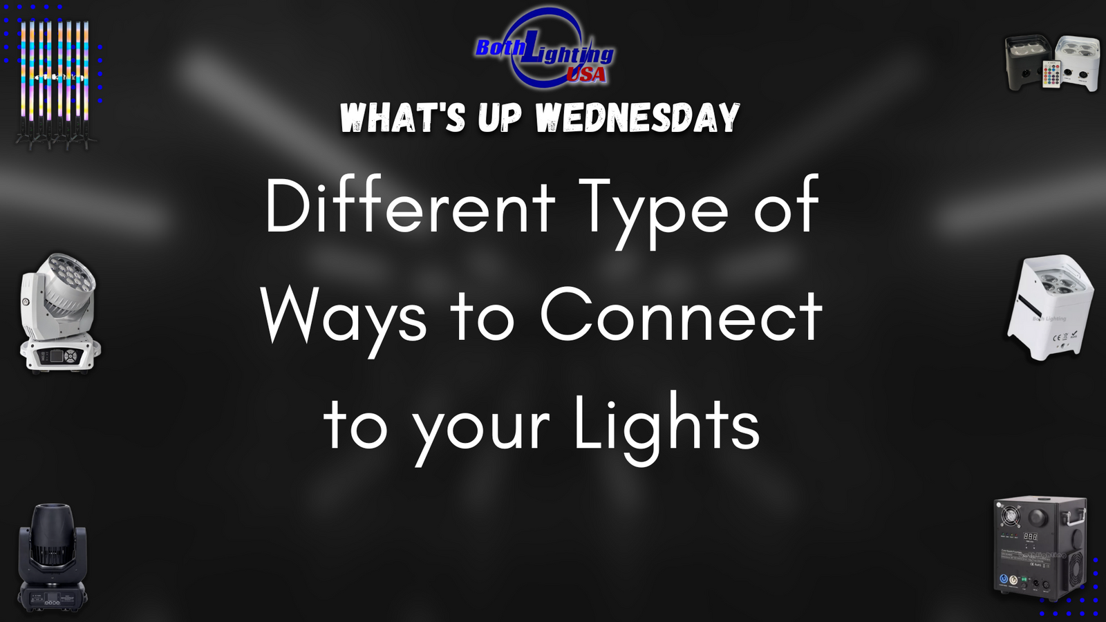 Different Ways to wirelessly DMX your lights!