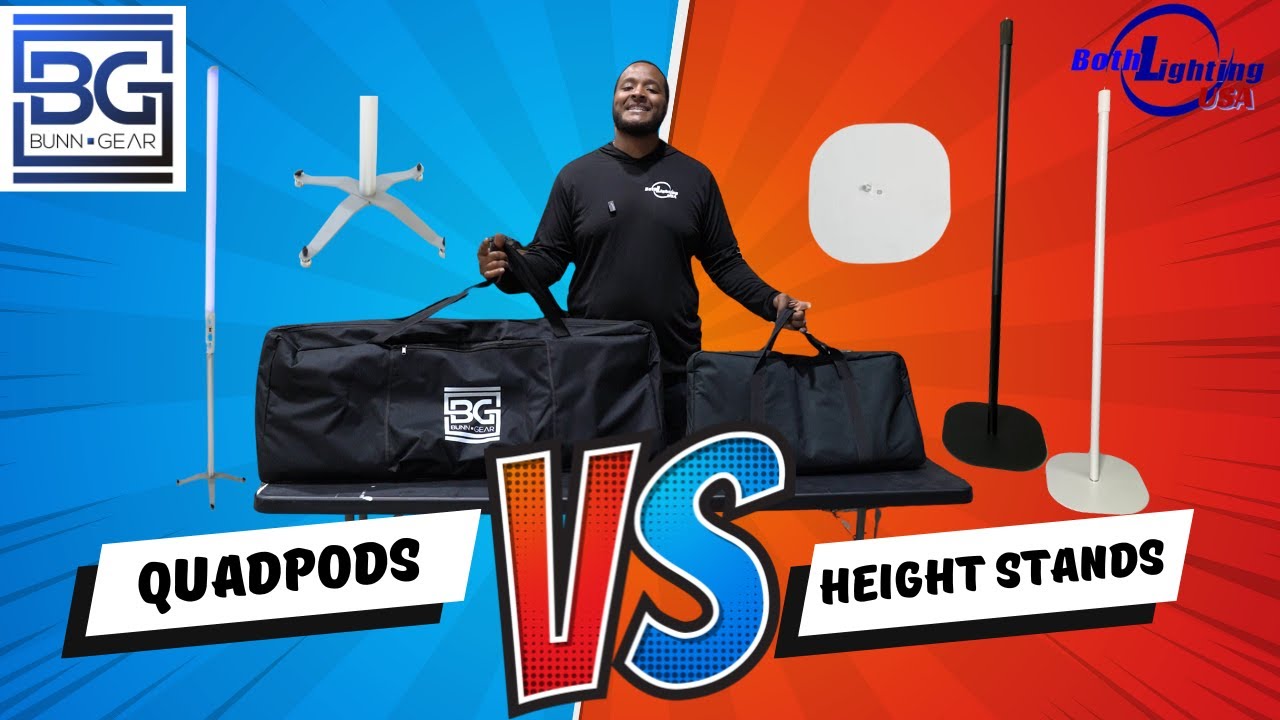 Product Spotlight - Quad Pods vs 360 Tube Stands