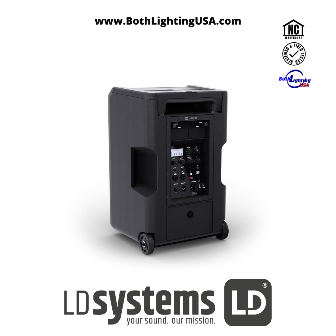 LD Systems ANNY 10 Battery-Powered Bluetooth 10" PA Speaker
