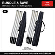 Bundle & Save - 8 Tubes in 2 Soft Bags (Black)