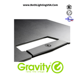 Gravity Stands Lighting Stand with Square Steel Base