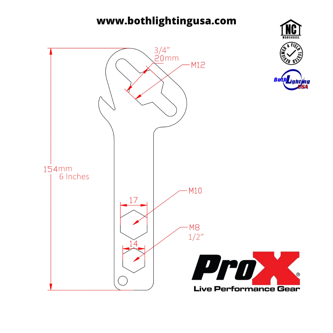 Pro-X Multi-Function Monkey Wrench (Pink)