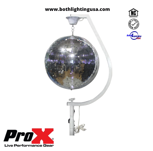 Mirror Ball Hook with 1 RPM Motor (Fits 16"–20" Balls)