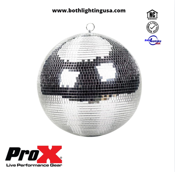 20" Mirror Disco Ball with 3/8" Glass Tiles