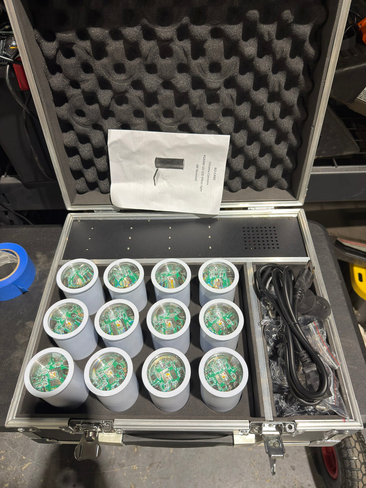 Chroma Cannon | White 12-Unit Road Case – Used