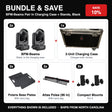 Bundle & Save - BPM-Beams Pair in Charging Case + Stands, Black