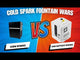 Mini Cold Spark Fountains (Battery-Powered)