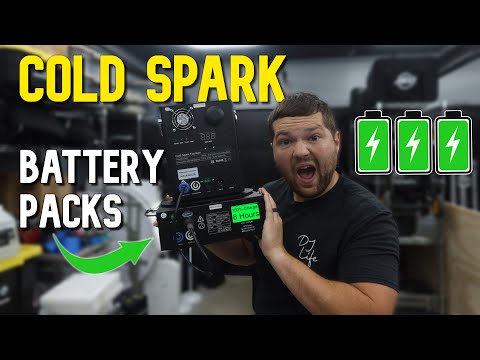 Cold Spark Fountains Batteries