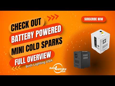 Mini Cold Spark Fountains (Battery-Powered)