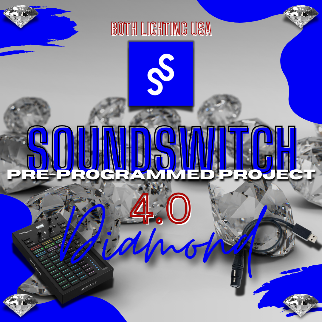 SoundSwitch Pre Programmed DMX Project (Diamond 4.0)