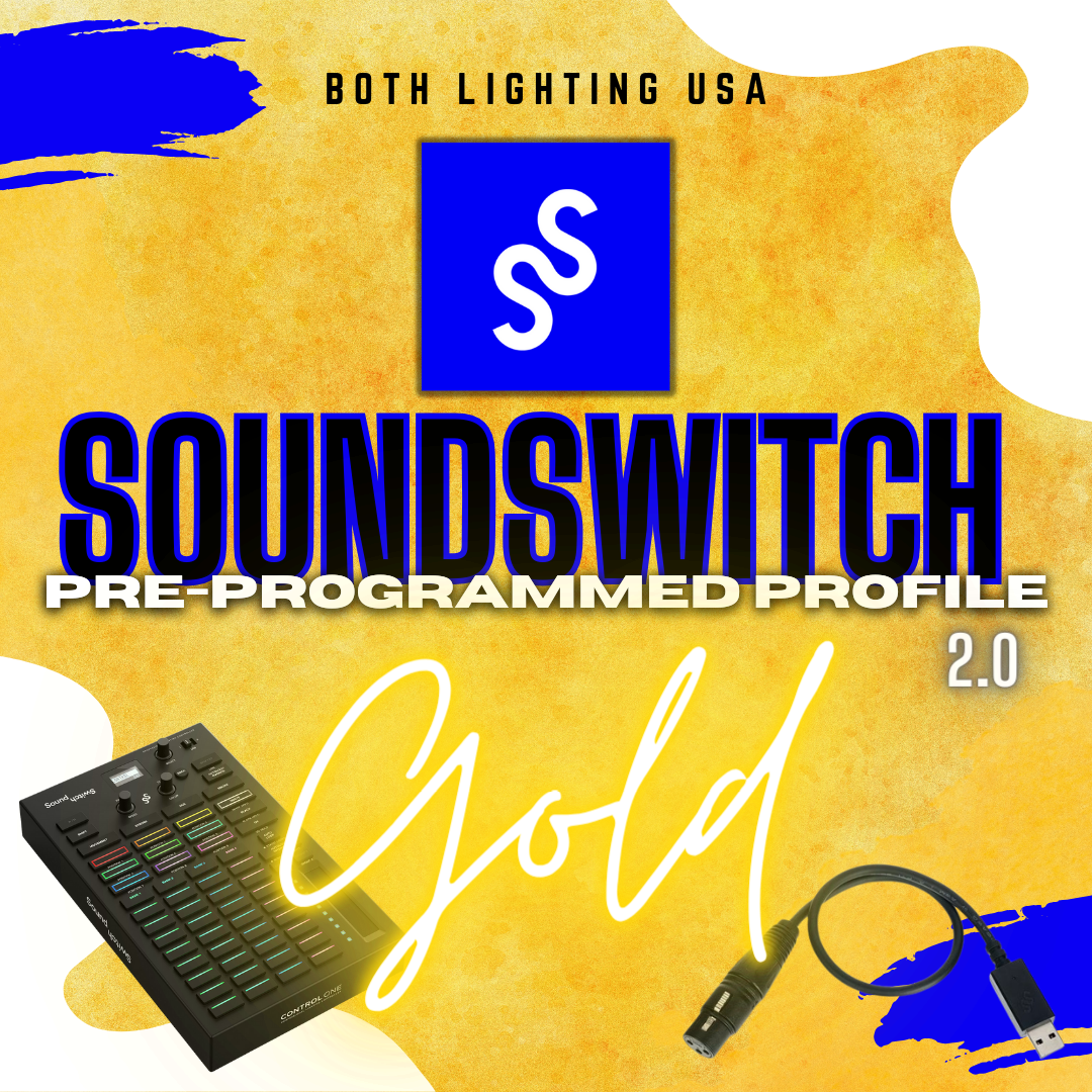 SoundSwitch  Pre Programmed DMX Project (Gold 2.0)