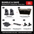 Bundle & Save - BPM-Spots Pair in Charging Case + Stands, Black