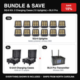 Bundle & Save - SQ-9 Kit: 2 Charging Cases (12 Uplights) + BLX Pro