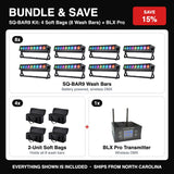 Bundle & Save - SQ-BAR9 Kit: 4 Soft Bags (8 Wash Bars) + BLX Pro